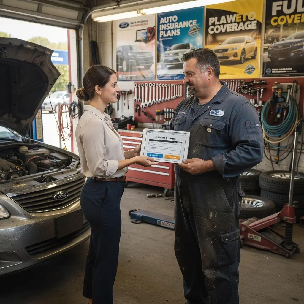 Страхование автомобиля с изображением счастливого водителя.