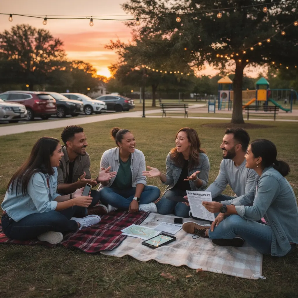 Сцена с механиком, предоставляющим помощь на дороге водителю с поломкой автомобиля.