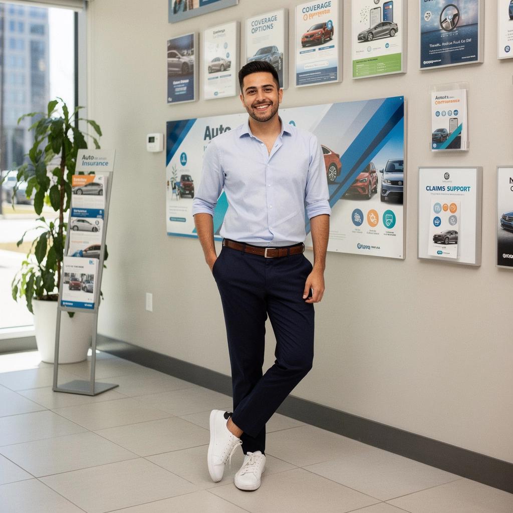 Демонстрация страховых документов и полисов для клиентов.